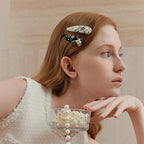 Adela Tweed Hair Snap Clip