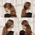 Maeve Banana Clip in Suiting Fabric