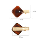Chocolate Fantasia Juniper Pelican Jaw Clip