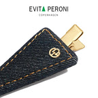 Cassia Denim Triangle Pelican Clip