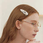 Adela Tweed Hair Snap Clip