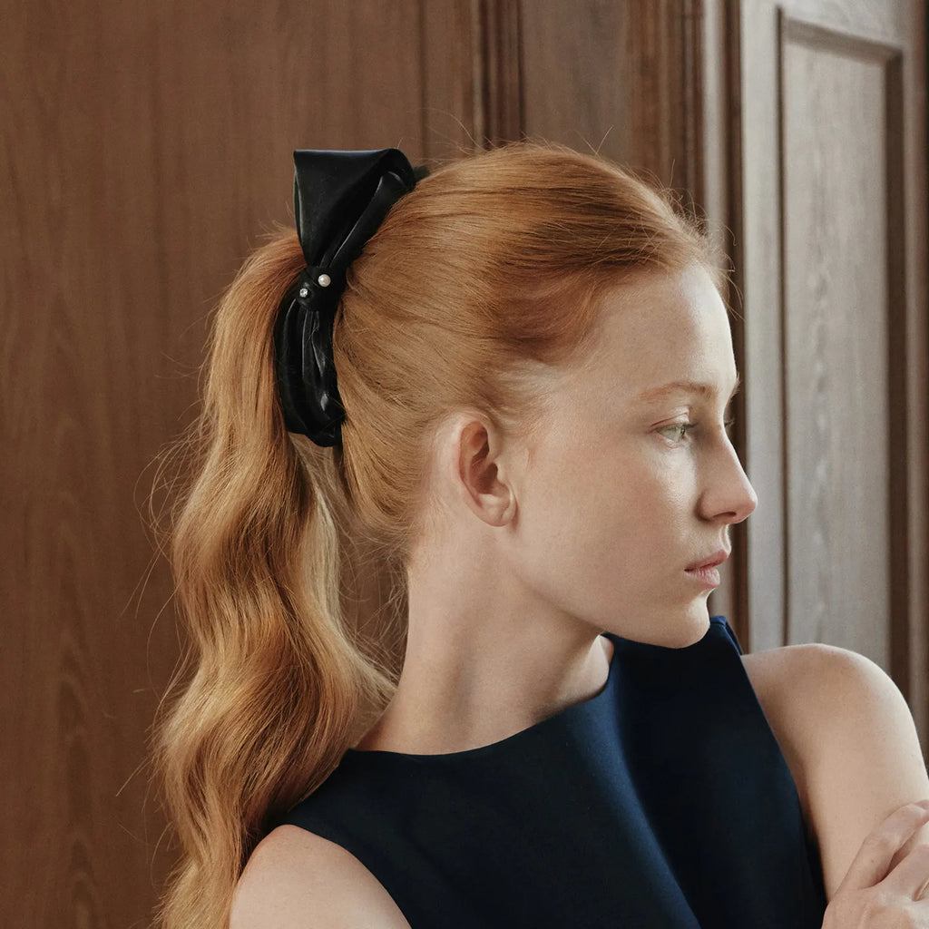 Trinity Bow Style Ponytail Banana Clip