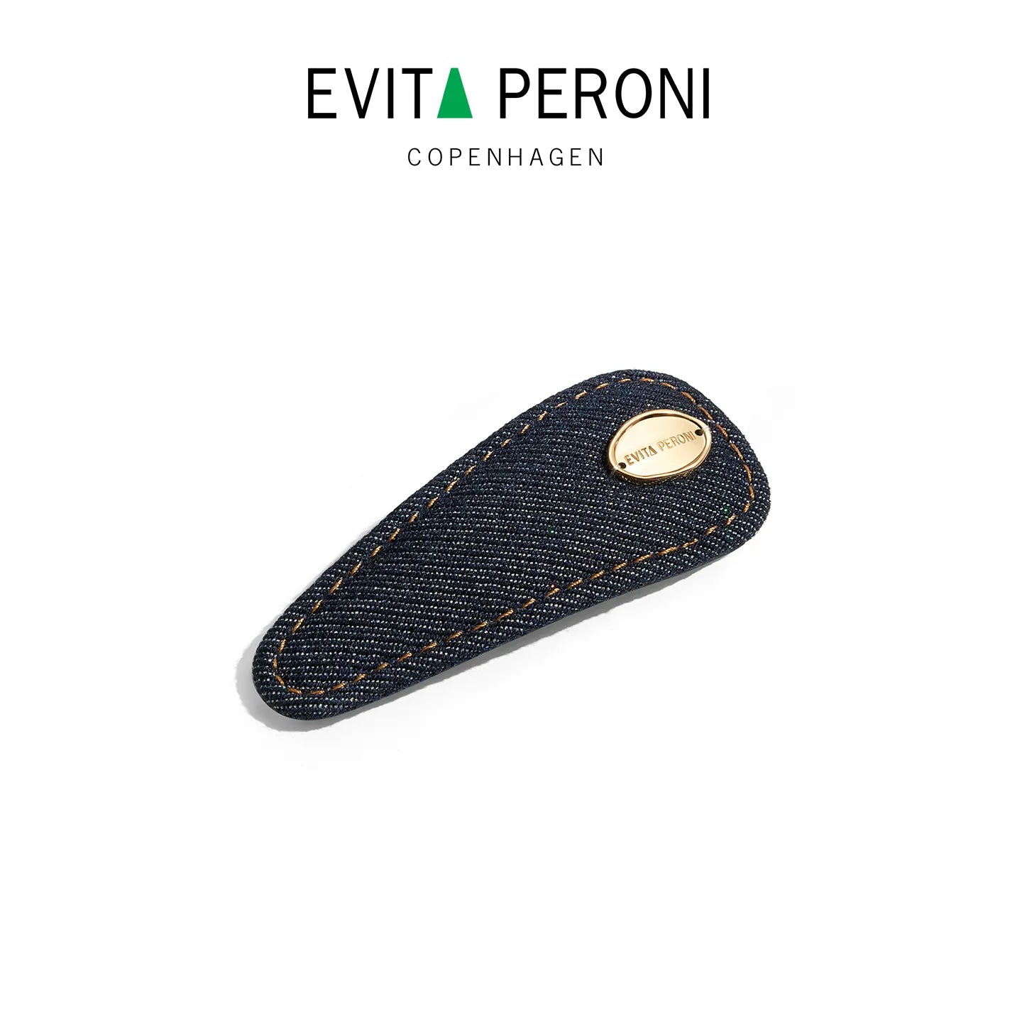 Cassia Denim Snap Clip