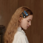 Cassia Denim Snap Clip