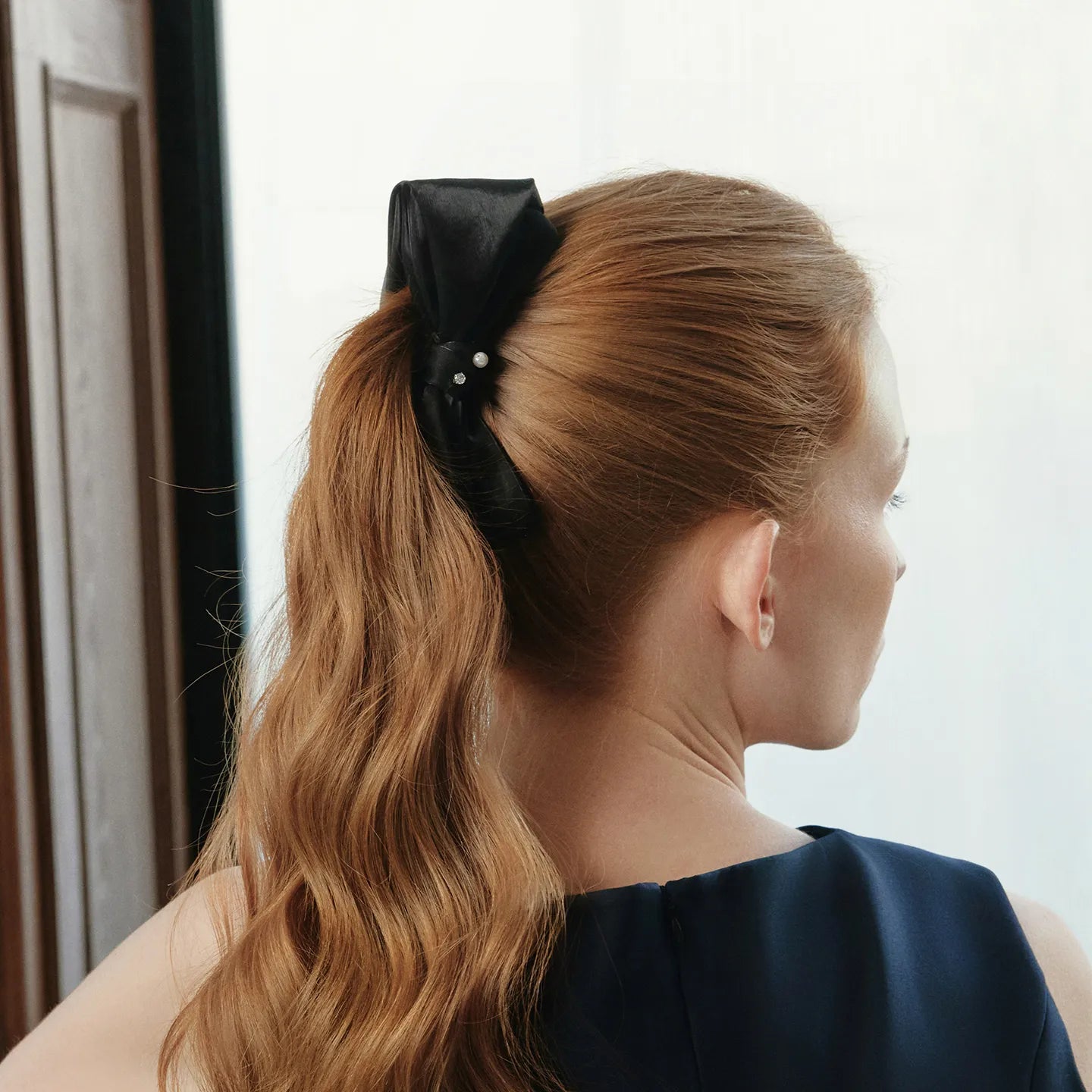 Trinity Bow Style Ponytail Banana Clip
