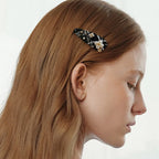 Adela Tweed Hair Snap Clip