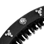Eileen Crystal Velvet Banana Clip