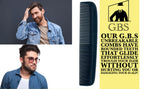 Comb 5" Unbreakable Black Pocket Combs 5 PACK durable Made USA Course Fine or All Fine GENTS