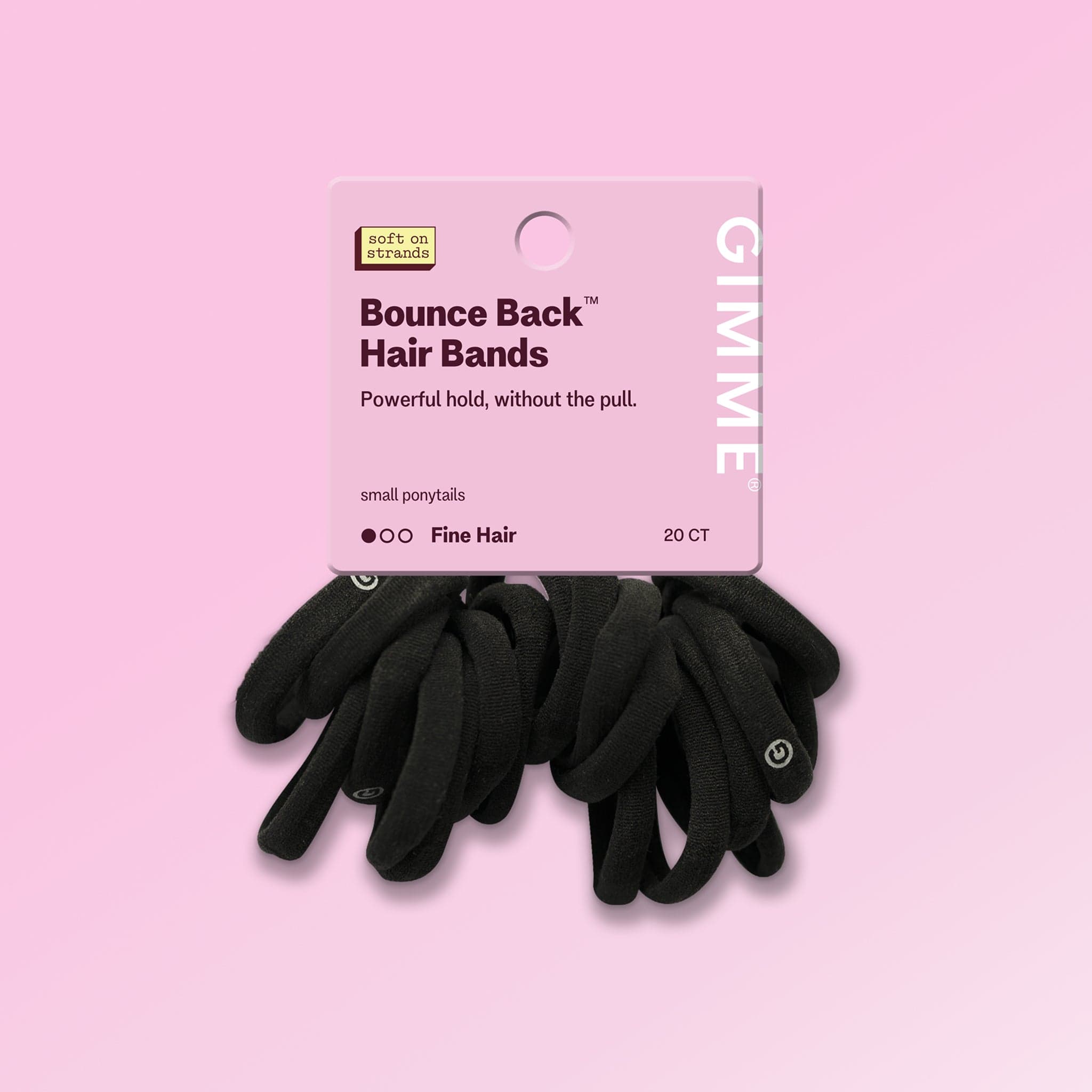 Bounce Back Small Hair Ties For Fine or Thinner Hair