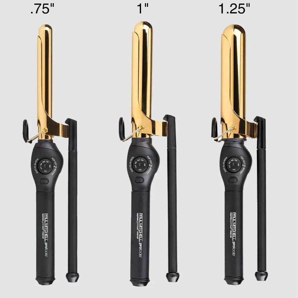 Express Gold Curl Marcel Titanium Curling Iron
