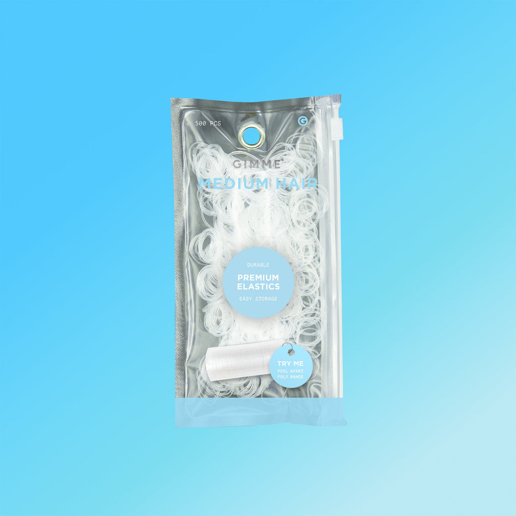 Stay Locked Elastic Hair Ties For Most Hair Types - 500 Count