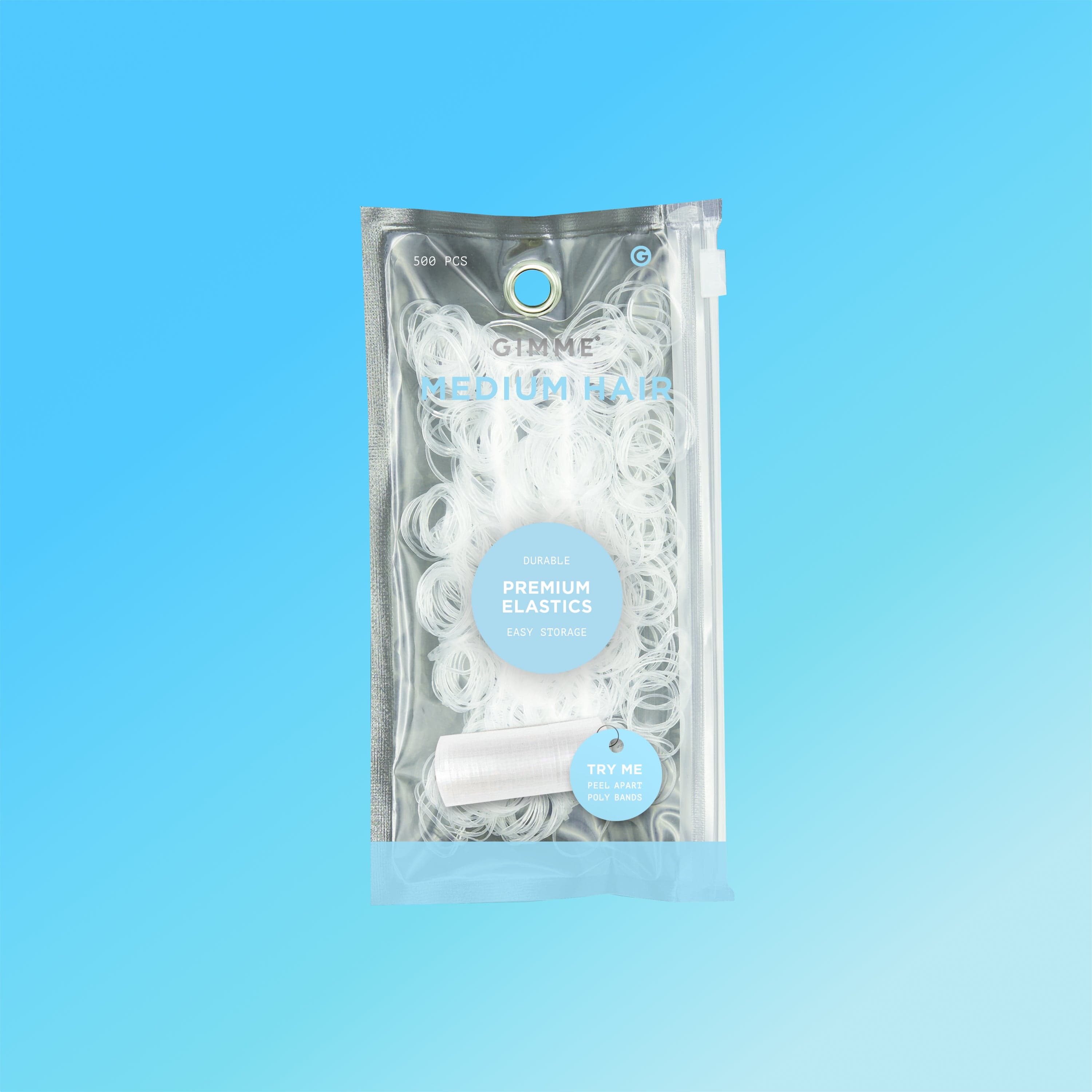 Stay Locked Elastic Hair Ties For Most Hair Types - 500 Count