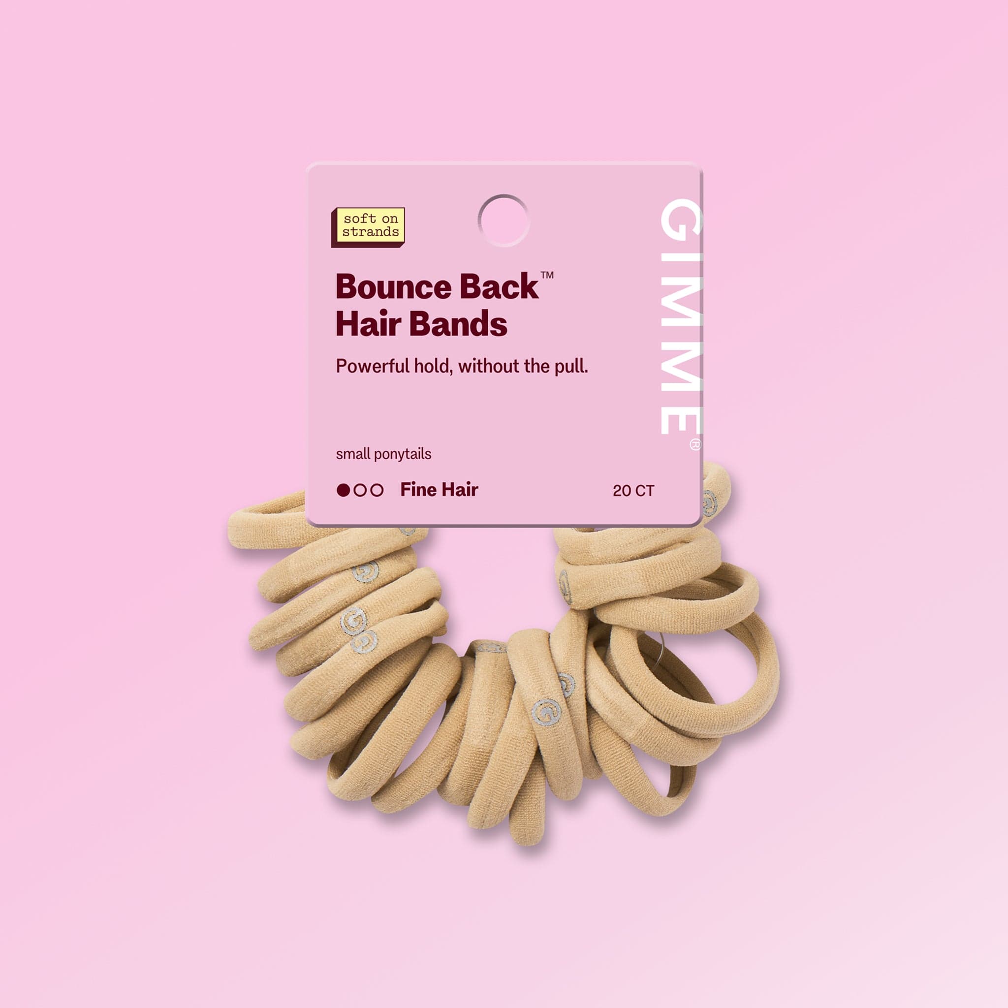 Bounce Back Small Hair Ties For Fine or Thinner Hair