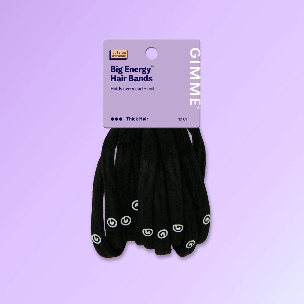 Big Energy Hair Ties For Thick or Curly Hair