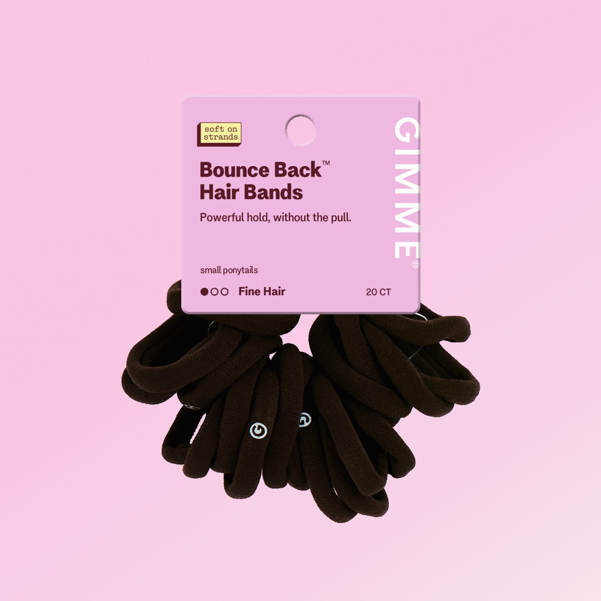 Bounce Back Small Hair Ties For Fine or Thinner Hair
