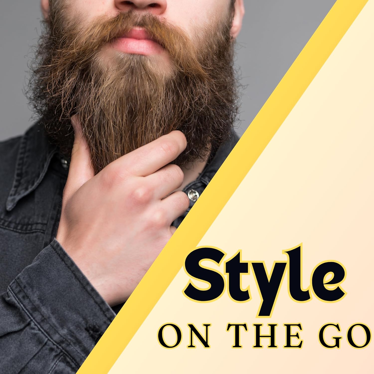 Comb 4" Inch Pocket Beard Comb – All Fine Tooth Wooden Comb for Mustache & Beard Grooming – Compact Styling Tool for Men GENTS