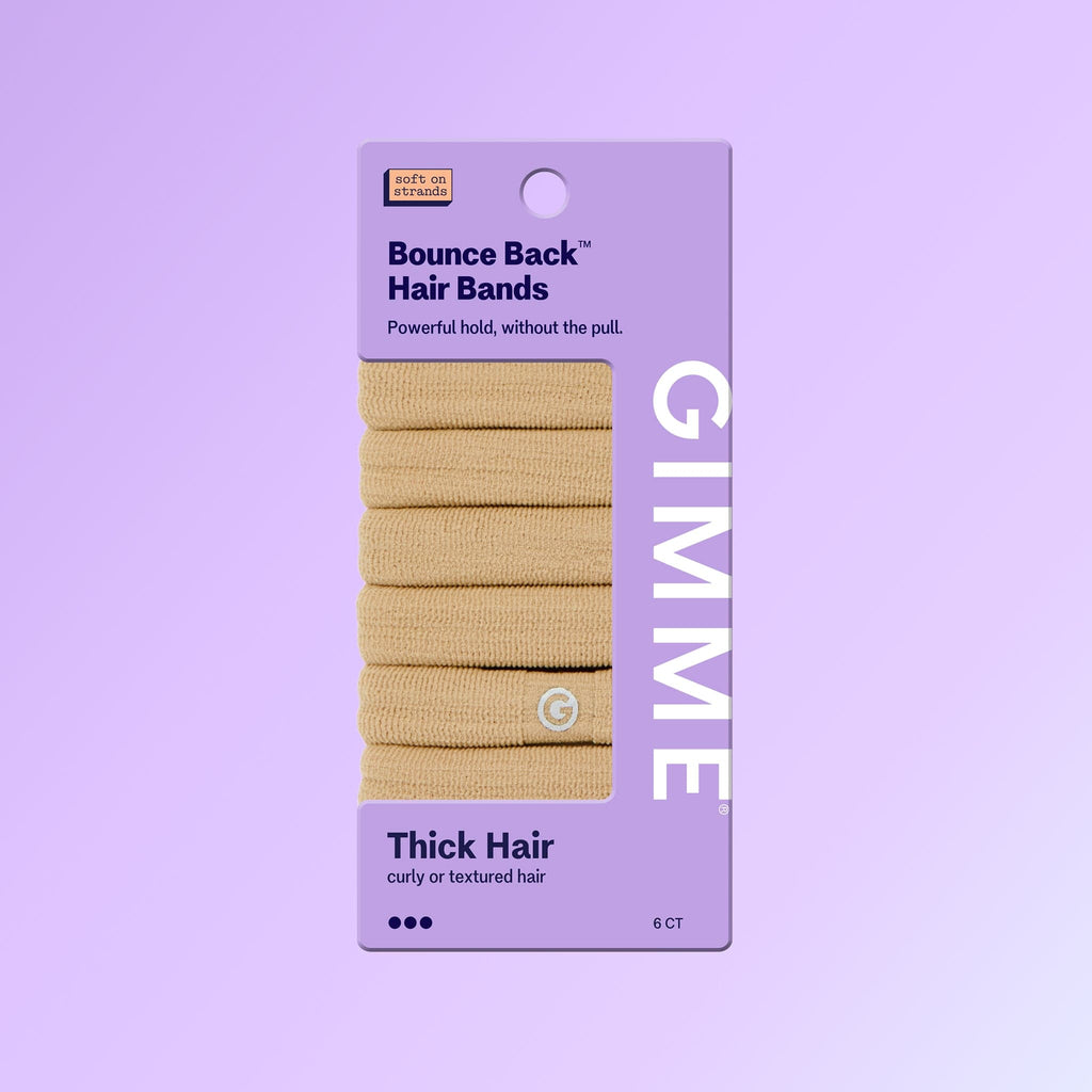 Bounce Back Hair Ties For Thick or Curly Hair