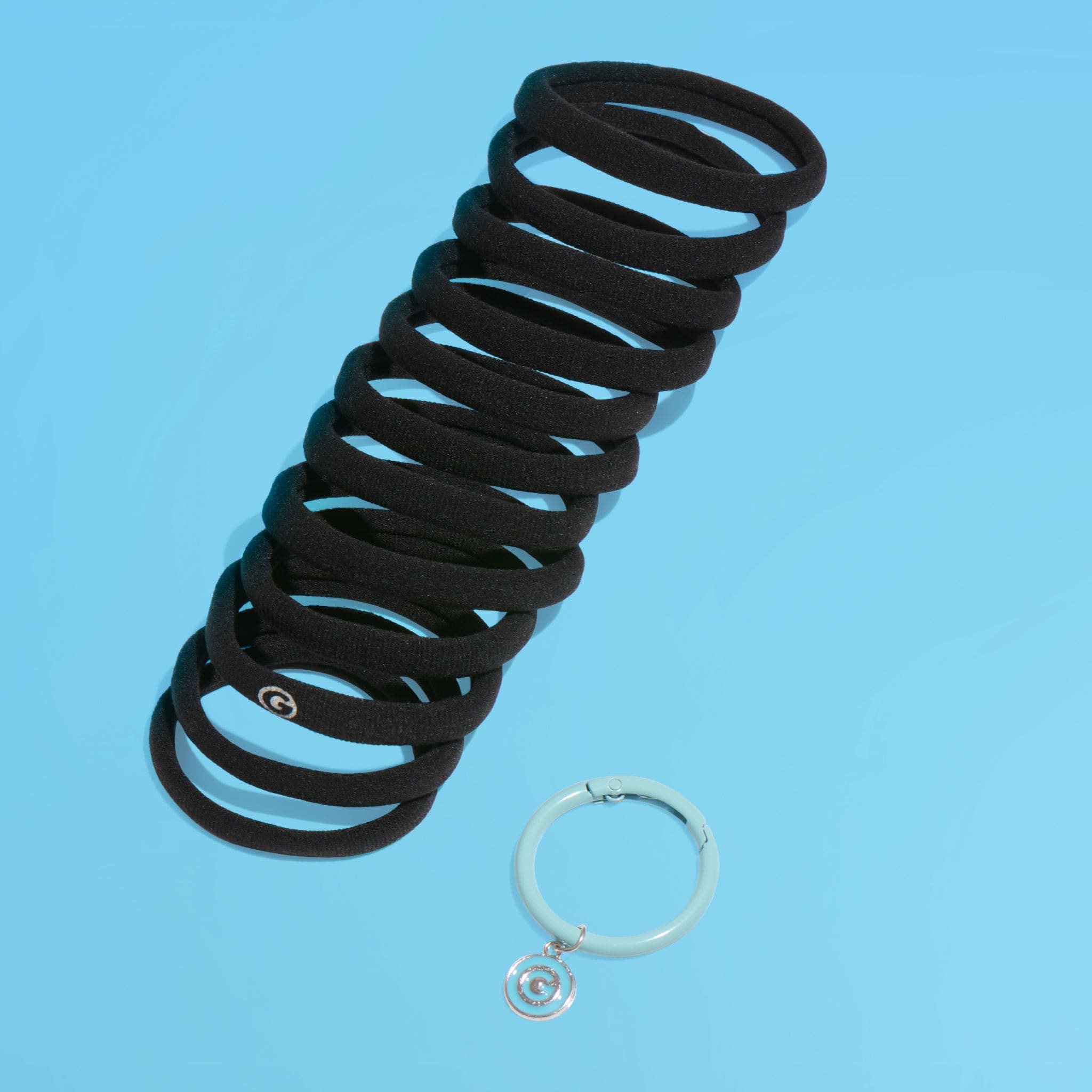 Bounce Back Hair Ties with Band Ring For Most Hair Types