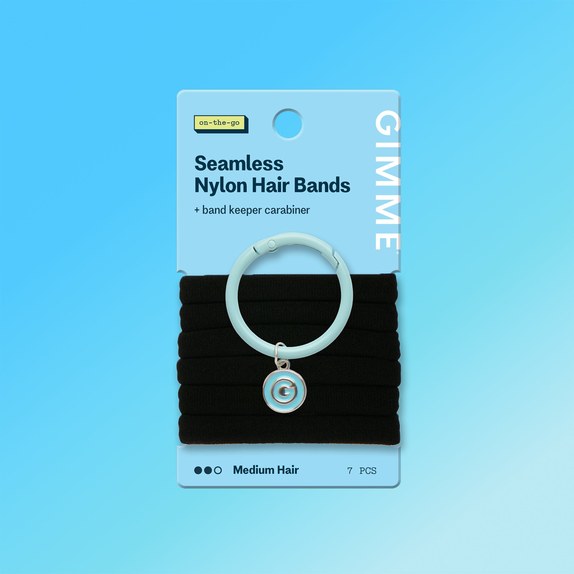 Bounce Back Hair Ties with Band Ring For Most Hair Types