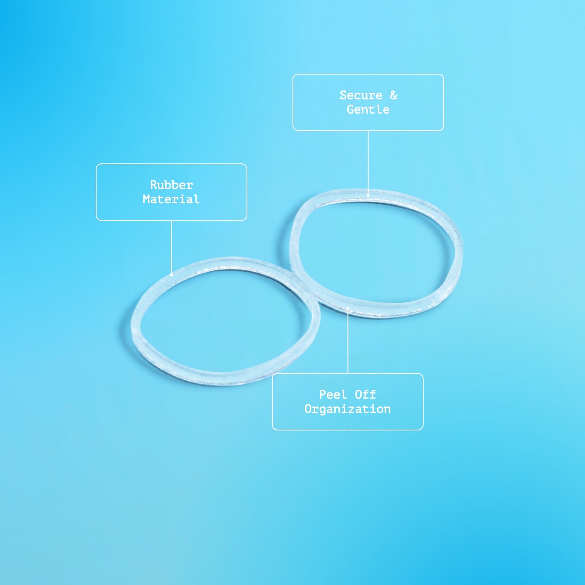 Peel-Apart Elastic Hair Ties For Most Hair Types