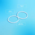 Stay Locked Elastic Hair Ties For Most Hair Types - 500 Count