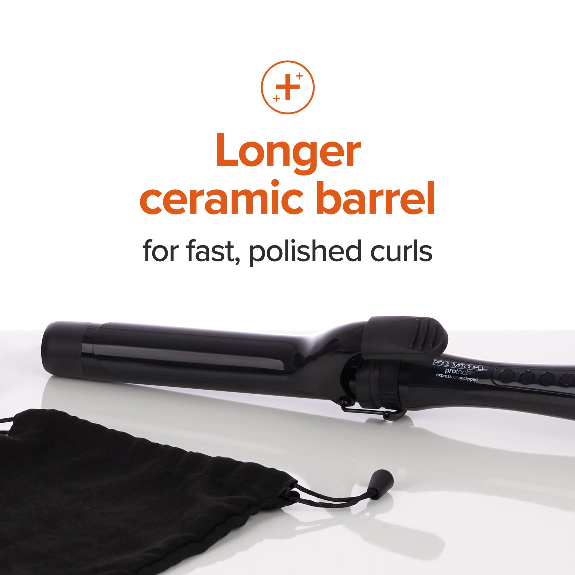 Express Ion Clipped 1.25" Detachable Curling Iron