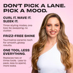 Bounce Bae 2-in-1 Curling Straightener