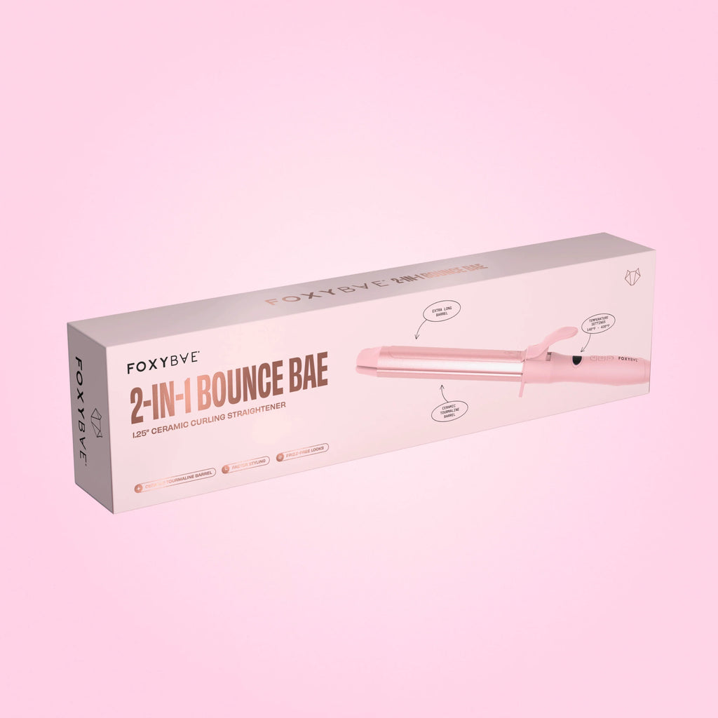 Bounce Bae 2-in-1 Curling Straightener