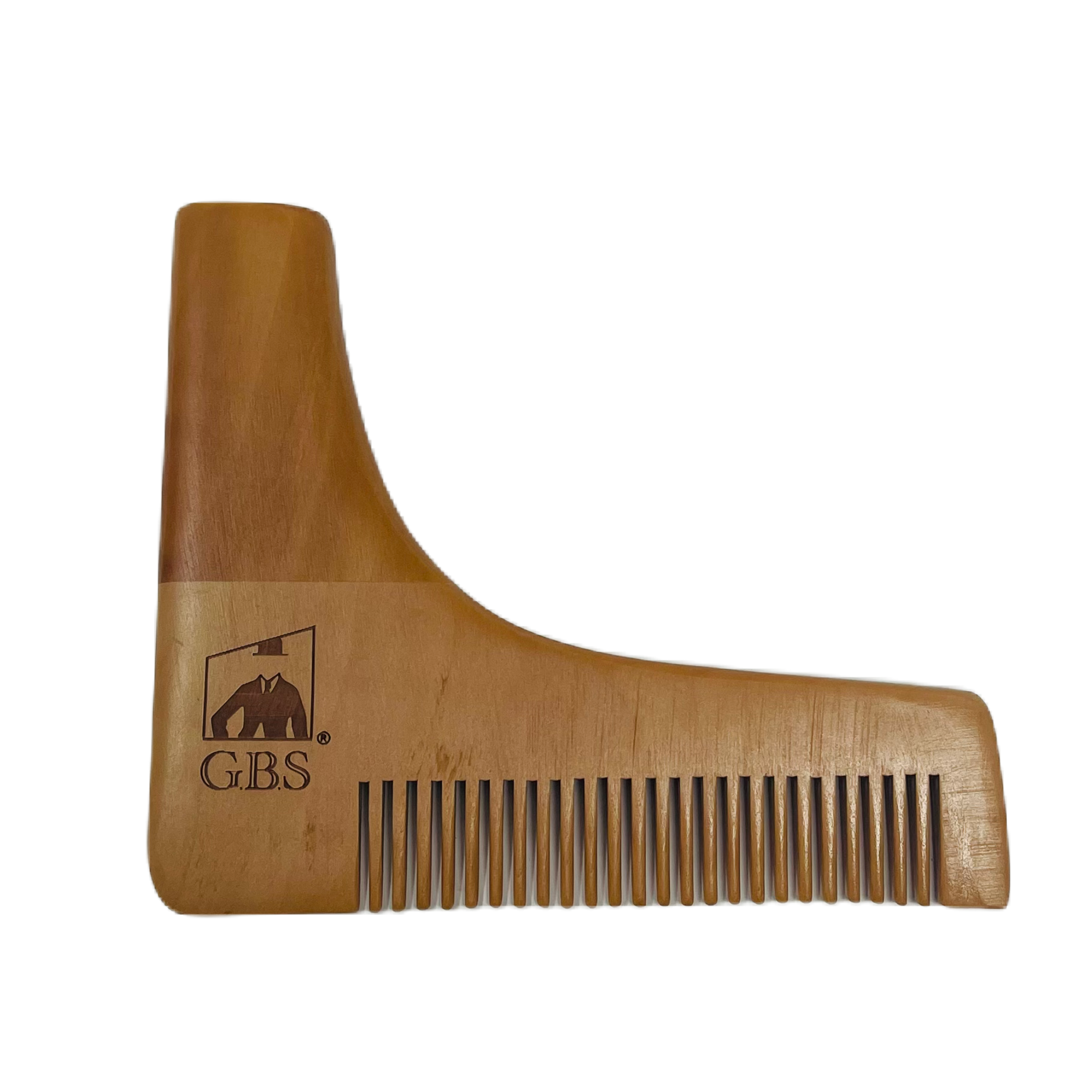 Comb GENTS - Wooden Beard Template Comb 2 in 1