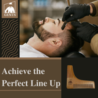 Comb GENTS - Wooden Beard Template Comb 2 in 1