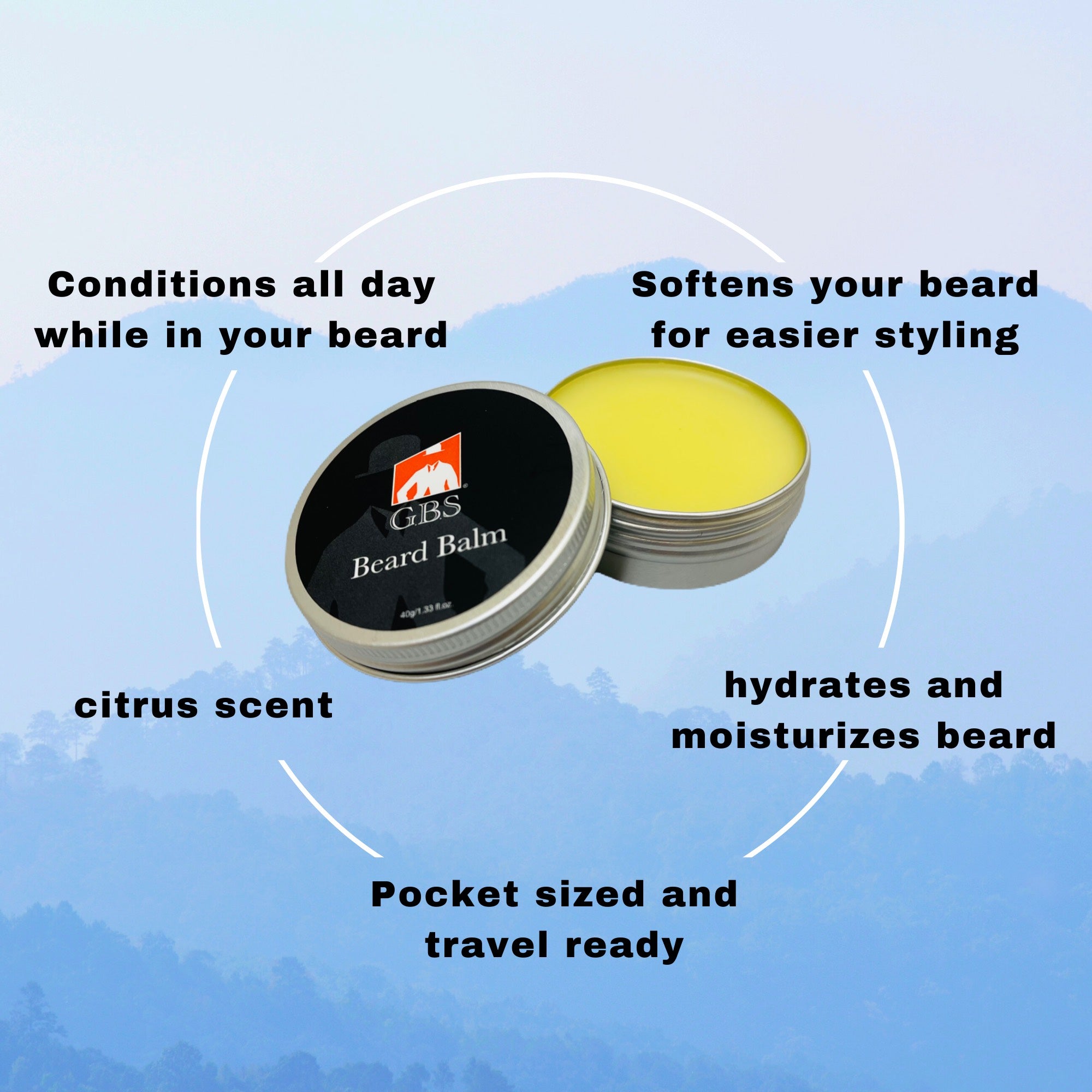 GENTS Beard Care Kit for Men with Faux Leather Travel Bag – Beard Oil, Balm, Boar Bristle Brush, Wooden Comb, Grooming Scissors – Complete Beard Grooming Set (Beard Kit with Travel Bag, 9 Pieces)