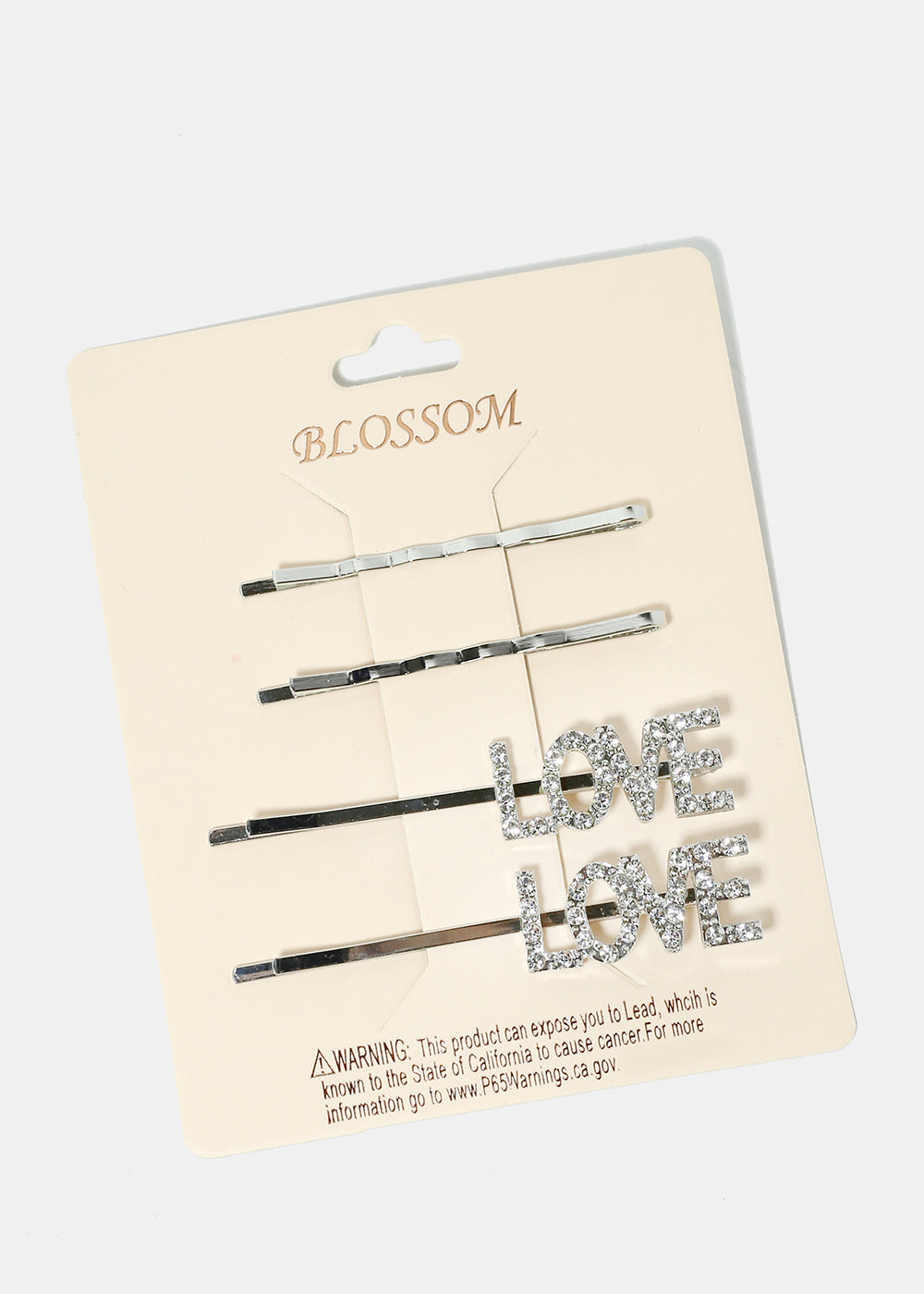 Love Hair Clip Set Silver HAIR - Shop Miss A