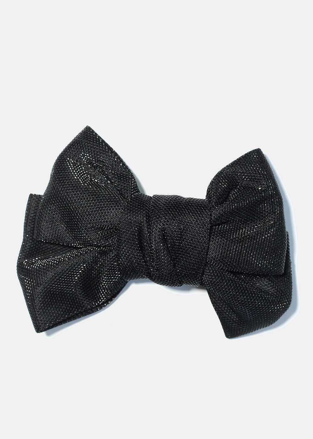 Glitz Bow Hair Clip Black HAIR - Shop Miss A