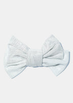 Glitz Bow Hair Clip Silver HAIR - Shop Miss A