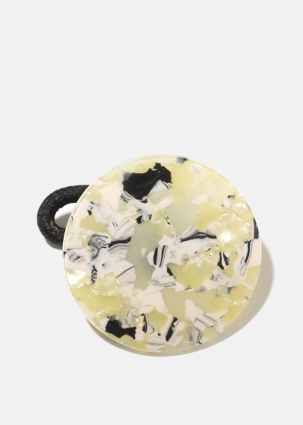 Acrylic Circle Hair Tie Cream HAIR - Shop Miss A
