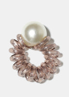 Spiral Hair Tie with Pearl Grey HAIR - Shop Miss A