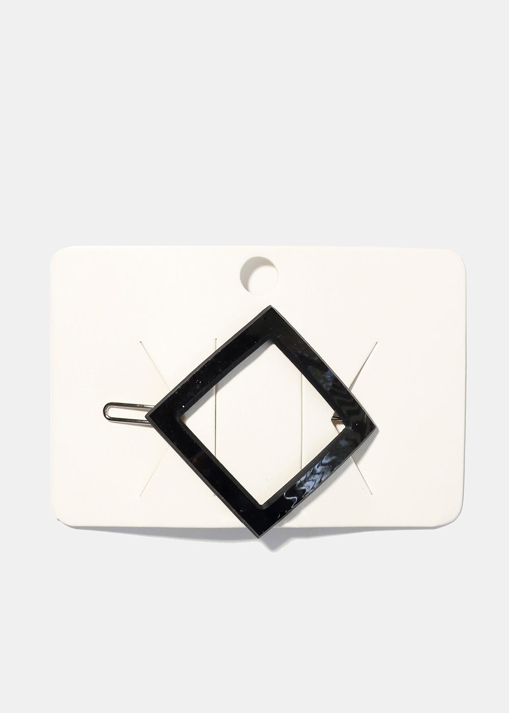 Diamond Shape Hair Clip Black HAIR - Shop Miss A