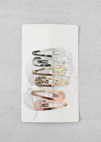 3 Sets Assorted Snap Hair Clips