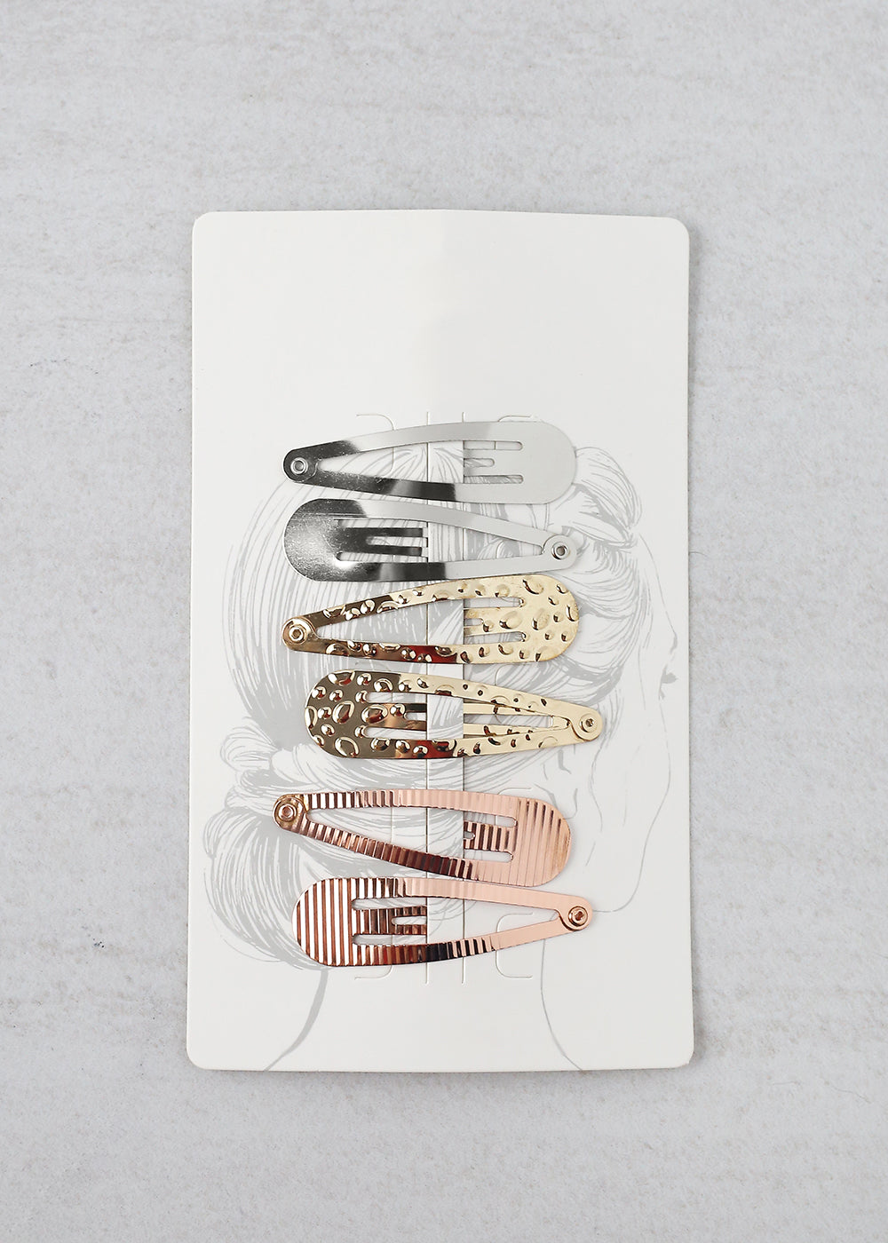 3 Sets Assorted Snap Hair Clips