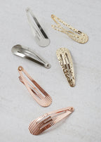 3 Sets Assorted Snap Hair Clips