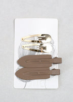 2 Pair Hair Clips Light Brown HAIR - Shop Miss A