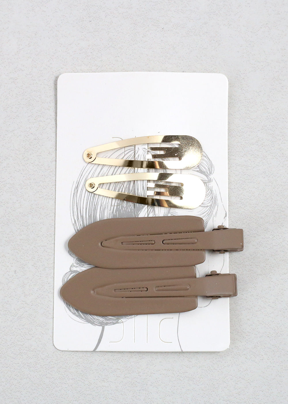 2 Pair Hair Clips Light Brown HAIR - Shop Miss A