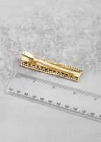 Textured Wavy Rectangular Hair Clip