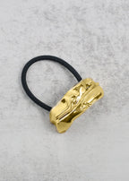 Modern Gold Metal Hair Tie