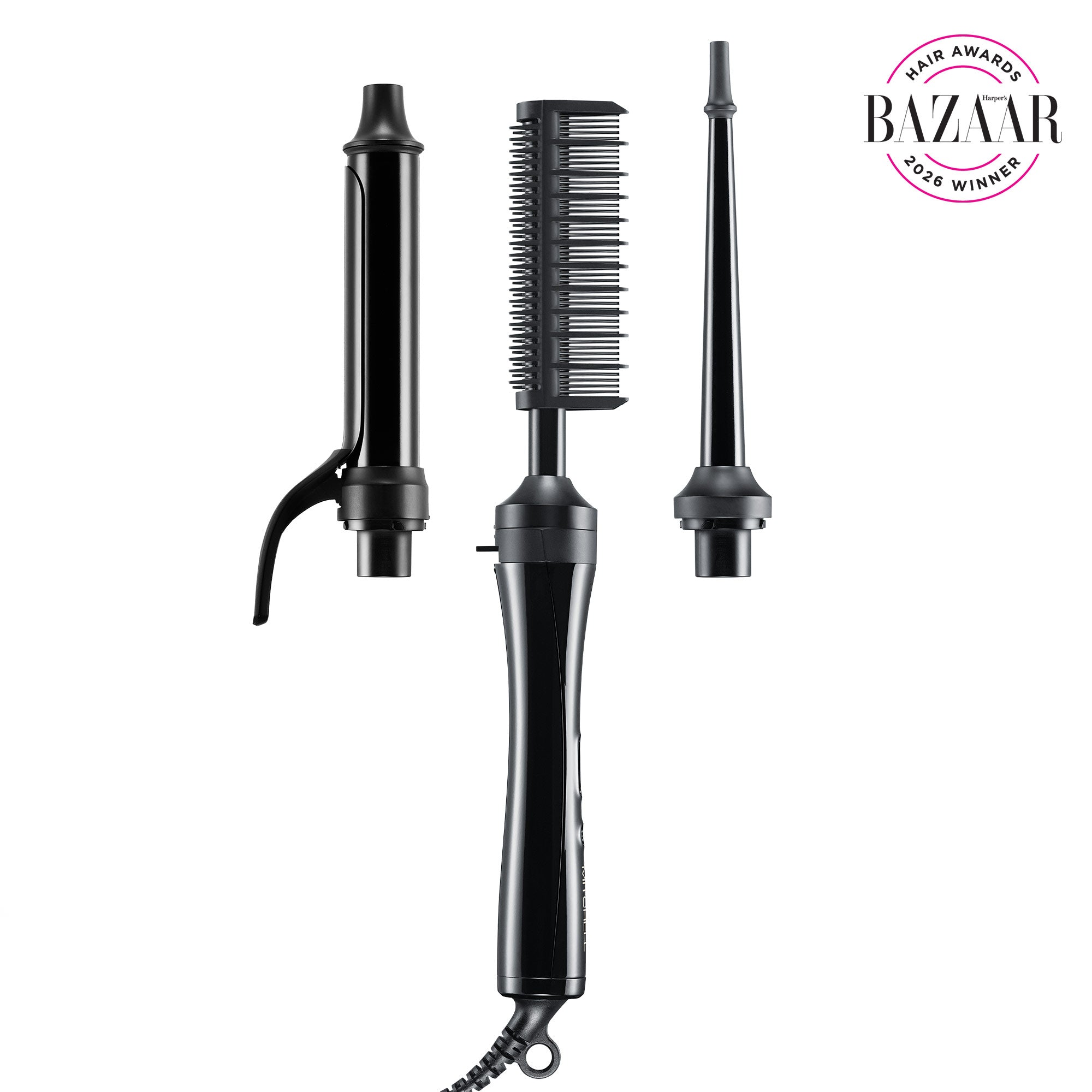 Paul Mitchell Texture 3-in-1 Interchangeable Curling Iron & Hot Comb