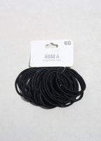 Multi-Pack Thin Hair Ties Black HAIR - Shop Miss A