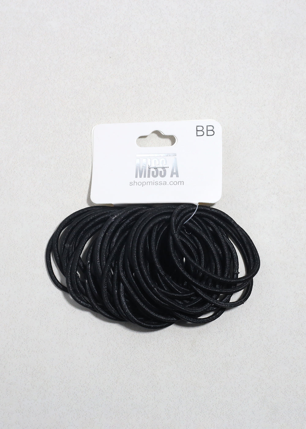Multi-Pack Thin Hair Ties Black HAIR - Shop Miss A