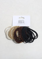 Multi-Pack Thin Hair Ties Brown HAIR - Shop Miss A