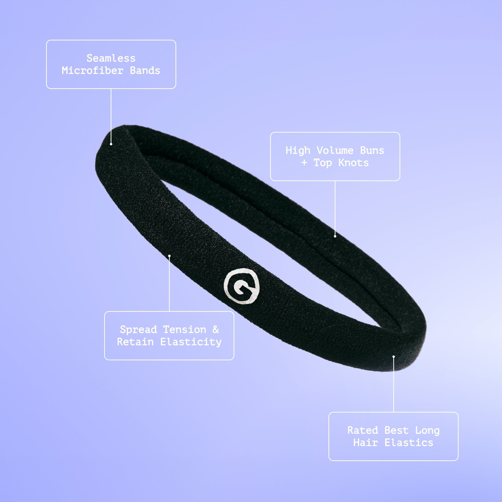 Big Energy Hair Ties For Thick or Curly Hair