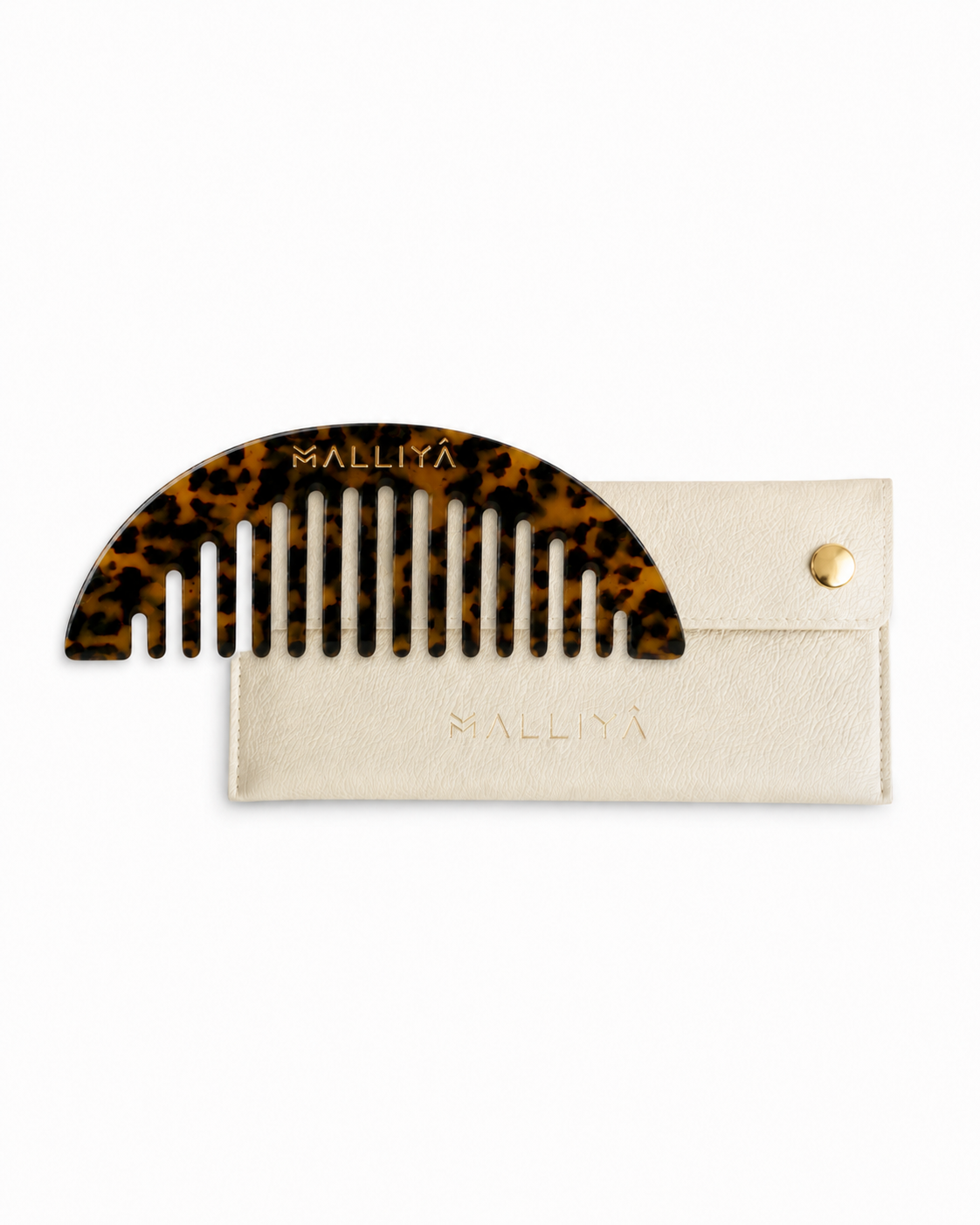 The C Comb & Malliya case - Classic Tortoise